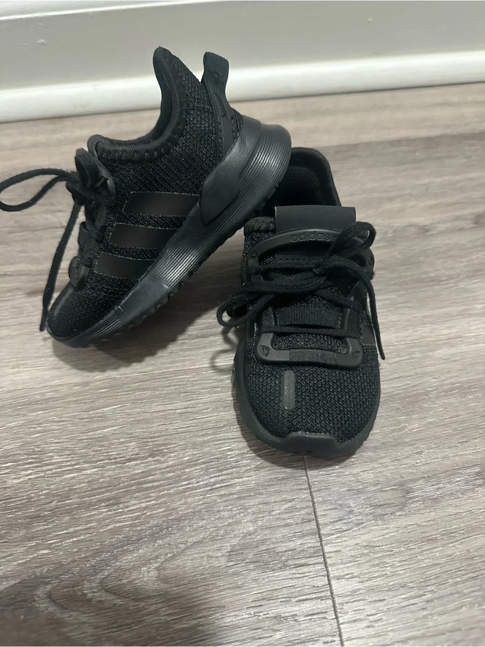 Adidas toddler All-Black Sneakers